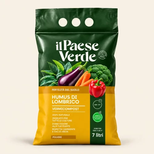 Sliekų humusas dirvožemiui gerinti Il Paese Verde, 3,5 kg