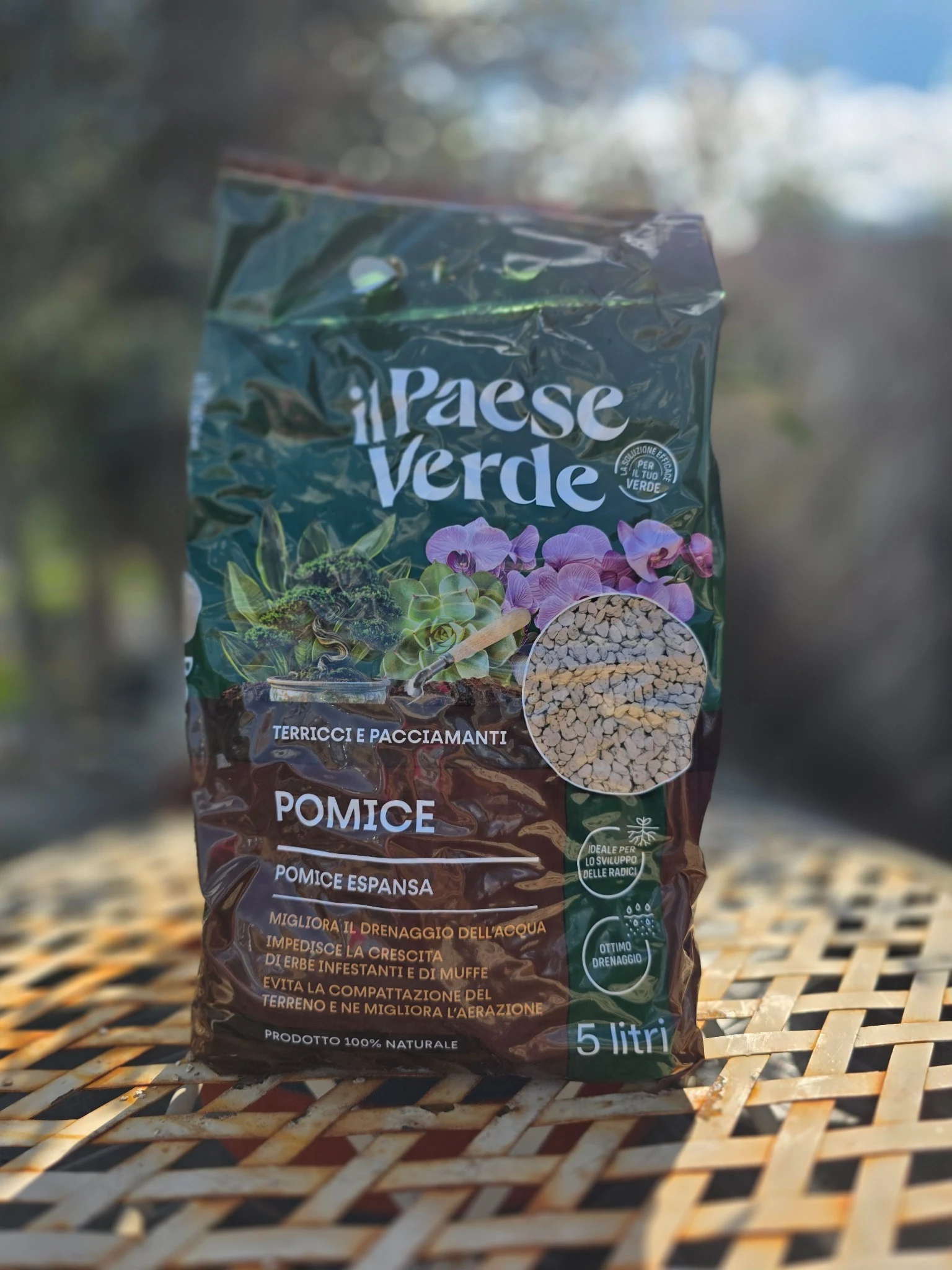 Pemza (pumeksas) augalams, drenažui ir substratui Il Paese Verde, 5 L - Image 3
