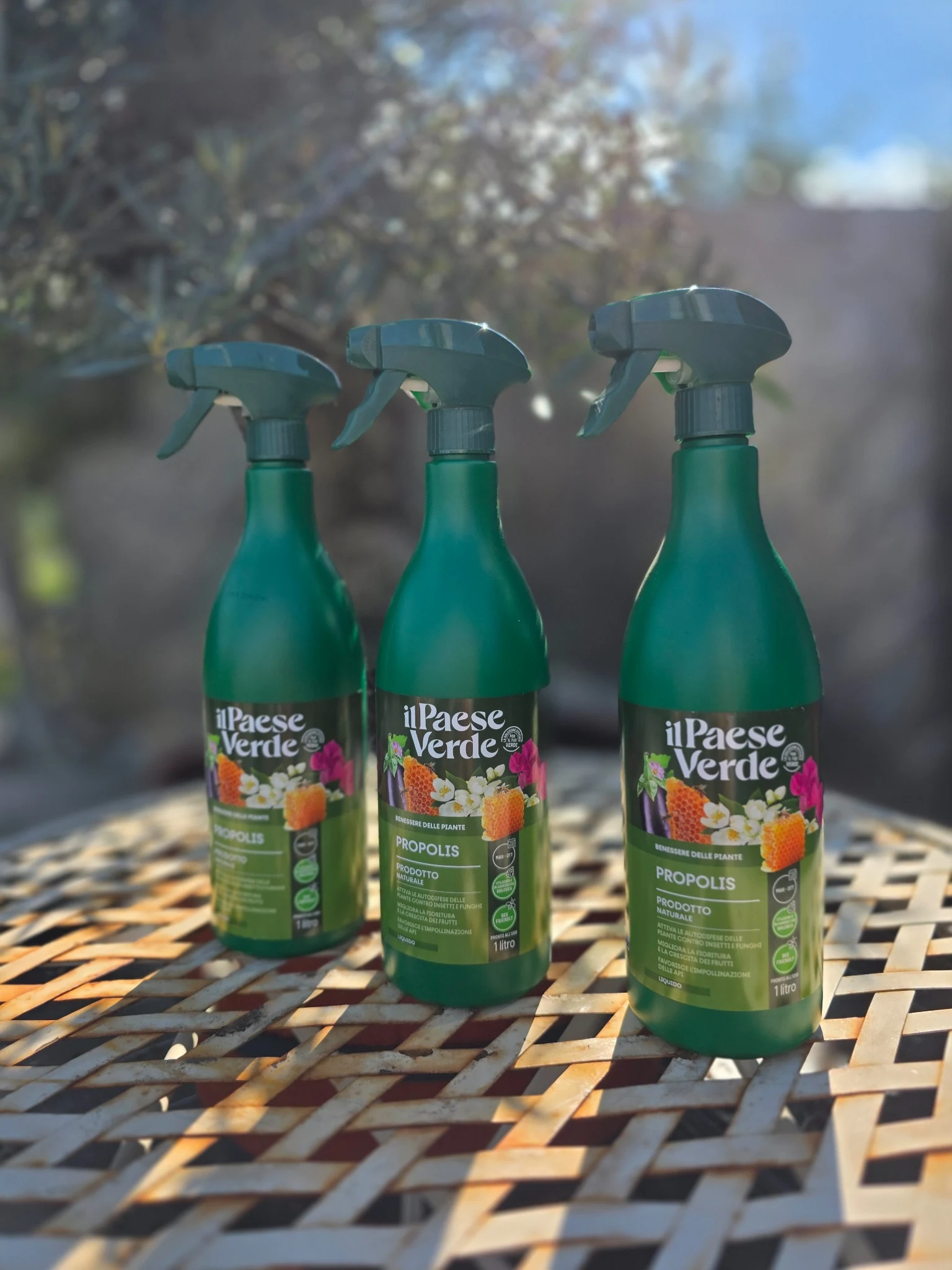 Propolio (bičių pikio) purškiklis augalų apsaugai ir žydėjimui Il Paese Verde, paruoštas naudoti, 1 L - Image 3