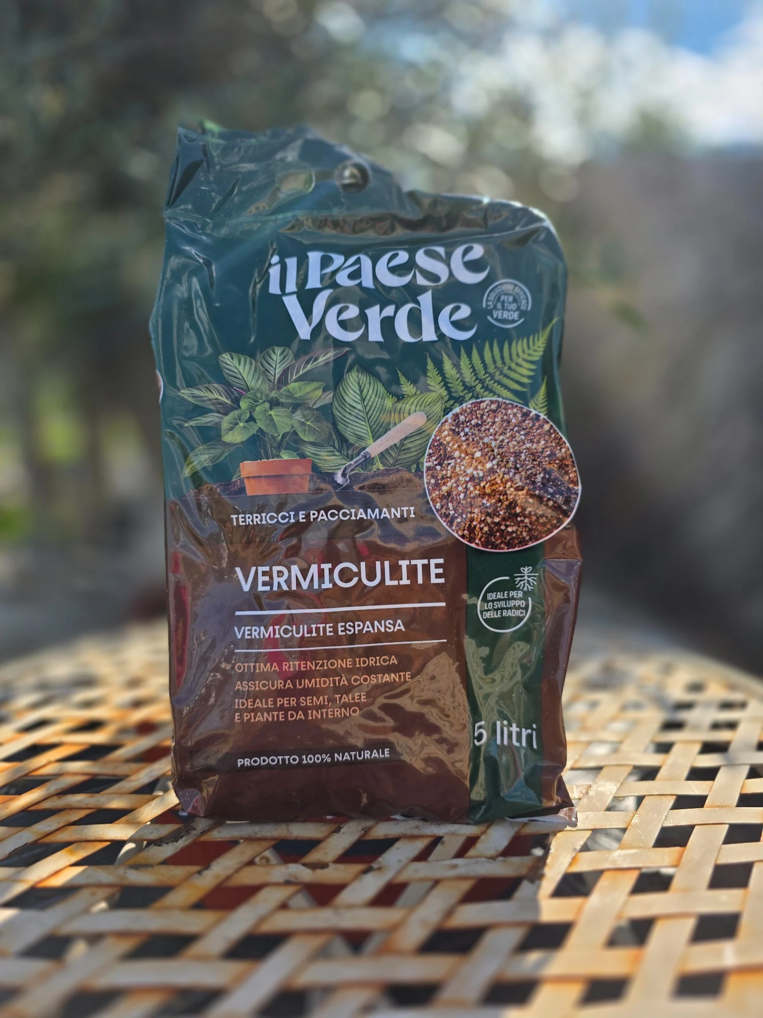 Vermikulitas sėjai, daigams ir kambariniams augalams Il Paese Verde, 5 L - Image 3